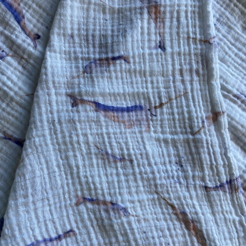 Little Unicorn Muslin Narwhal Swaddle